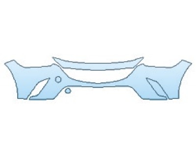 PAINT PROTECTION KIT - 2017 MAZDA CX-3 SPORT BUMPER - PRECUT PPF CLEAR BRA WRAP