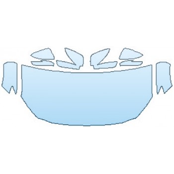 PAINT PROTECTION KIT - 2017 MAZDA CX-3 TOURING HOOD(30 INCH) FENDERS MIRRORS - PRECUT PPF CLEAR BRA WRAP