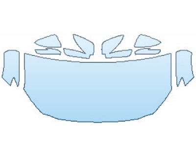 PAINT PROTECTION KIT - 2017 MAZDA CX-3 TOURING HOOD(30 INCH) FENDERS MIRRORS - PRECUT PPF CLEAR BRA WRAP