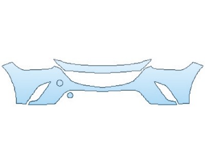 PAINT PROTECTION KIT - 2017 MAZDA CX-3 TOURING BUMPER - PRECUT PPF CLEAR BRA WRAP