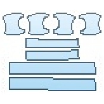 PAINT PROTECTION KIT - 2017 MAZDA CX-3 TOURING DOOR CUPS DOOR SILLS - PRECUT PPF CLEAR BRA WRAP