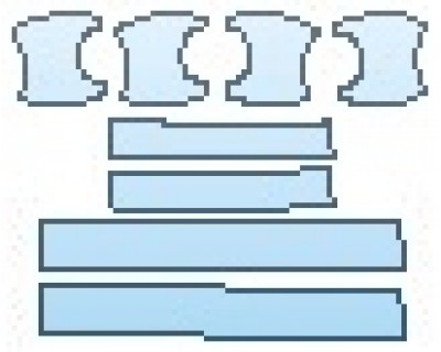 PAINT PROTECTION KIT - 2017 MAZDA CX-3 TOURING DOOR CUPS DOOR SILLS - PRECUT PPF CLEAR BRA WRAP