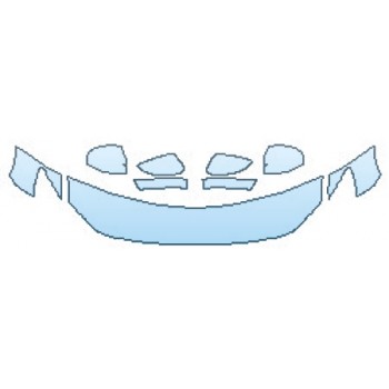 PAINT PROTECTION KIT - 2017 MAZDA MAZDA6 GRAND TOURING HOOD(18 INCH) FENDERS MIRRORS - PRECUT PPF CLEAR BRA WRAP