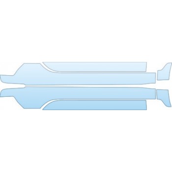 PAINT PROTECTION KIT - 2012 PORSCHE BOXSTER SPYDER  ROCKERS KIT - PRECUT PPF CLEAR BRA WRAP