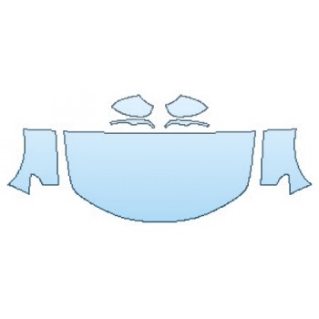 Precut PPF Kit – Clear Bra Paint Protection Film PAINT PROTECTION KIT - 2017 ALFA ROMEO GIULIA BASE HOOD(30 INCH) FENDERS MIRRORS - PRECUT PPF CLEAR BRA WRAP