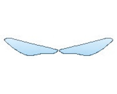 PAINT PROTECTION KIT - 2017 ALFA ROMEO GIULIA BASE HEADLIGHTS - PRECUT PPF CLEAR BRA WRAP