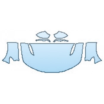 PAINT PROTECTION KIT - 2017 ALFA ROMEO GIULIA QUADRIFOGLIO HOOD(30 INCH) FENDERS MIRRORS - PRECUT PPF CLEAR BRA WRAP