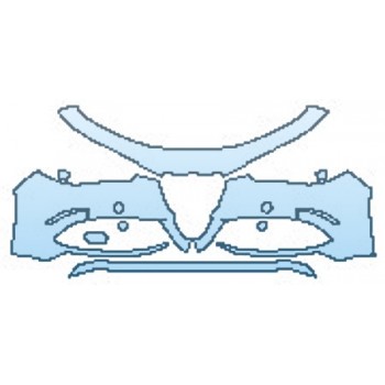 PAINT PROTECTION KIT - 2017 ALFA ROMEO GIULIA QUADRIFOGLIO BUMPER - PRECUT PPF CLEAR BRA WRAP