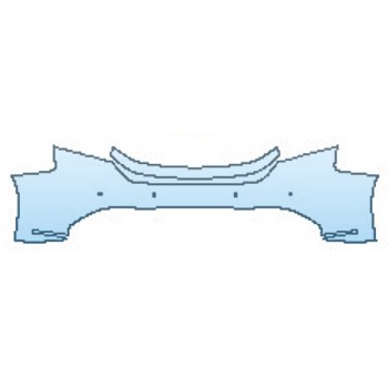 PAINT PROTECTION KIT - 2017 ALFA ROMEO GIULIA QUADRIFOGLIO FULL REAR BUMPER WITH SENSORS - PRECUT PPF CLEAR BRA WRAP