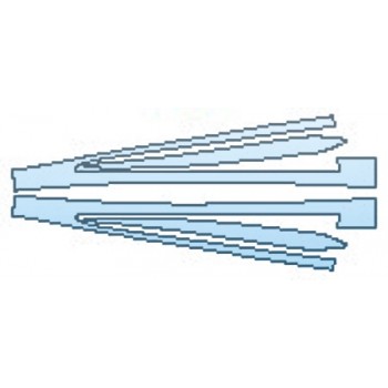 Precut PPF Kit – Clear Bra Paint Protection Film PAINT PROTECTION KIT - 2017 ALFA ROMEO GIULIA QUADRIFOGLIO ROCKERS - PRECUT PPF CLEAR BRA WRAP