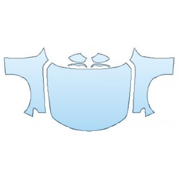 PAINT PROTECTION KIT - 2017 ALFA ROMEO GIULIA TI FULL HOOD FENDERS MIRRORS - PRECUT PPF CLEAR BRA WRAP