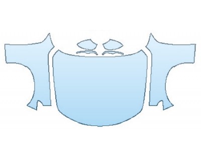 PAINT PROTECTION KIT - 2017 ALFA ROMEO GIULIA TI FULL HOOD FENDERS MIRRORS - PRECUT PPF CLEAR BRA WRAP