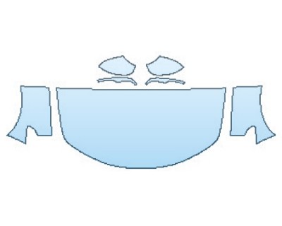 PAINT PROTECTION KIT - 2017 ALFA ROMEO GIULIA TI HOOD(30 INCH) FENDERS MIRRORS - PRECUT PPF CLEAR BRA WRAP