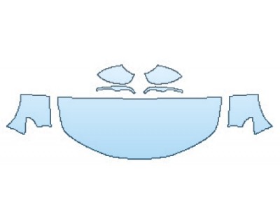 PAINT PROTECTION KIT - 2017 ALFA ROMEO GIULIA TI HOOD(24 INCH) FENDERS MIRRORS - PRECUT PPF CLEAR BRA WRAP