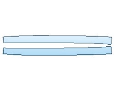 PAINT PROTECTION KIT - 2017 ALFA ROMEO GIULIA TI ROCKERS - PRECUT PPF CLEAR BRA WRAP