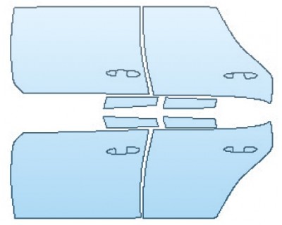 PAINT PROTECTION KIT - 2017 ALFA ROMEO GIULIA TI FULL DOORS - PRECUT PPF CLEAR BRA WRAP