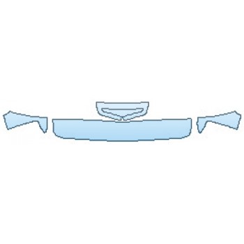 PAINT PROTECTION KIT - 2019 CHEVROLET SILVERADO 2500HD DURAMAX BUMPER(3 PIECE) - PRECUT PPF CLEAR BRA WRAP