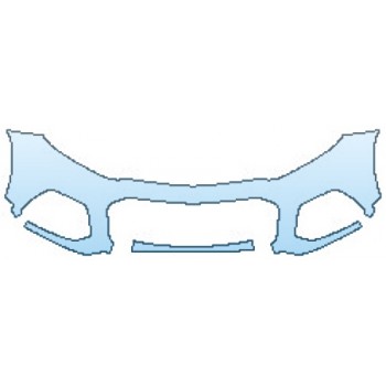 PAINT PROTECTION KIT - 2019 CHEVROLET TRAX LS BUMPER(2 PIECE) - PRECUT PPF CLEAR BRA WRAP