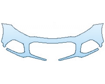 PAINT PROTECTION KIT - 2020 CHEVROLET TRAX PREMIER BUMPER(1 PIECE) - PRECUT PPF CLEAR BRA WRAP