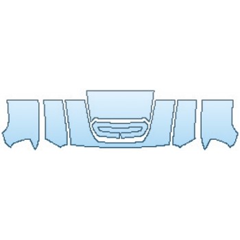 Precut PPF Kit – Clear Bra Paint Protection Film PAINT PROTECTION KIT - 2017 GMC SIERRA 2500HD DURAMAX HOOD(24 INCH) FENDERS - PRECUT PPF CLEAR BRA WRAP