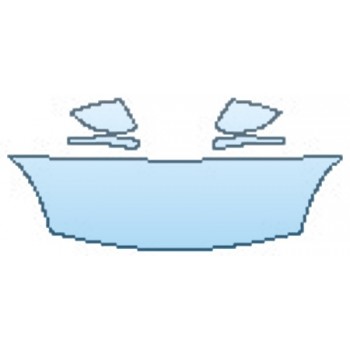 PAINT PROTECTION KIT - 2017 JAGUAR F-TYPE SVR HOOD(18 INCH) MIRRORS - PRECUT PPF CLEAR BRA WRAP