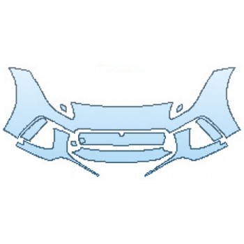 PAINT PROTECTION KIT - 2017 JAGUAR F-TYPE SVR BUMPER - PRECUT PPF CLEAR BRA WRAP