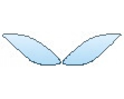 PAINT PROTECTION KIT - 2017 JAGUAR F-TYPE SVR HEADLIGHTS - PRECUT PPF CLEAR BRA WRAP