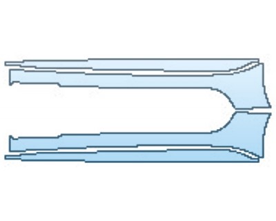 PAINT PROTECTION KIT - 2017 JAGUAR F-TYPE SVR ROCKERS - PRECUT PPF CLEAR BRA WRAP