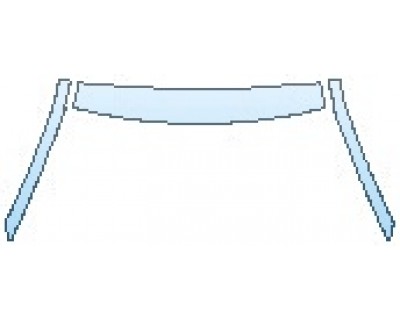 PAINT PROTECTION KIT - 2017 JAGUAR F-TYPE SVR ROOF A-PILLARS (COUPE) - PRECUT PPF CLEAR BRA WRAP