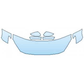 PAINT PROTECTION KIT - 2017 MAZDA MAZDA3 4DR GRAND TOURING HOOD(24 INCH) FENDERS MIRRORS - PRECUT PPF CLEAR BRA WRAP