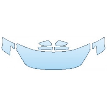 PAINT PROTECTION KIT - 2017 MAZDA MAZDA3 5DR SPORT HOOD(24 INCH WRAPPED EDGES) FENDERS MIRRORS - PRECUT PPF CLEAR BRA WRAP