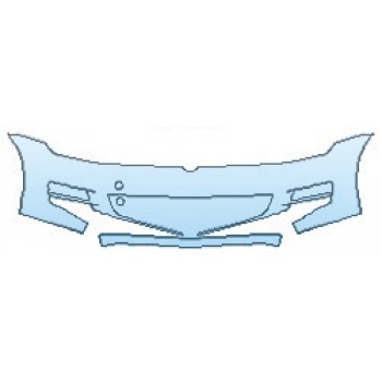 PAINT PROTECTION KIT - 2017 VOLKSWAGEN GOLF 4DR 1.8T S BUMPER - PRECUT PPF CLEAR BRA WRAP