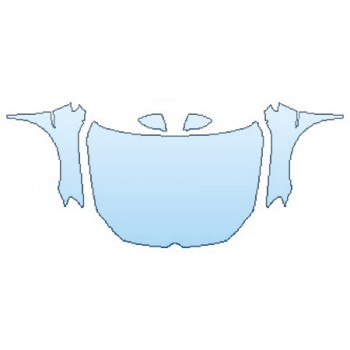 PAINT PROTECTION KIT - 2017 VOLKSWAGEN GOLF ALLTRACK SEL FULL HOOD(WRAPPED EDGES) FENDERS MIRRORS - PRECUT PPF CLEAR BRA WRAP