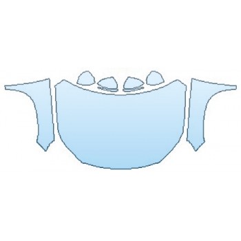 Precut PPF Kit – Clear Bra Paint Protection Film PAINT PROTECTION KIT - 2017 VOLKSWAGEN TIGUAN 2.0T WOLFSBURG FULL HOOD(WRAPPED EDGES) FENDERS MIRRORS - PRECUT PPF CLEAR BRA WRAP