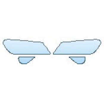 PAINT PROTECTION KIT - 2017 VOLKSWAGEN TOUAREG V6 EXECUTIVE HEADLIGHTS FOG LIGHTS - PRECUT PPF CLEAR BRA WRAP