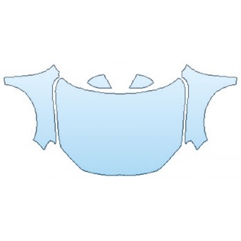 PAINT PROTECTION KIT - 2017 VOLKSWAGEN TOUAREG V6 SPORT FULL HOOD FENDERS MIRRORS - PRECUT PPF CLEAR BRA WRAP