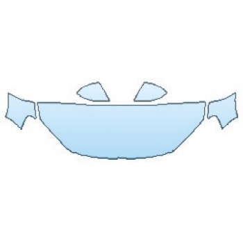 PAINT PROTECTION KIT - 2017 VOLKSWAGEN TOUAREG V6 SPORT HOOD(24 INCH) FENDERS MIRRORS - PRECUT PPF CLEAR BRA WRAP