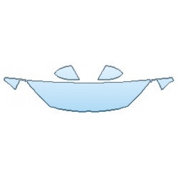 PAINT PROTECTION KIT - 2017 VOLKSWAGEN TOUAREG V6 SPORT HOOD(18 INCH) FENDERS MIRRORS - PRECUT PPF CLEAR BRA WRAP