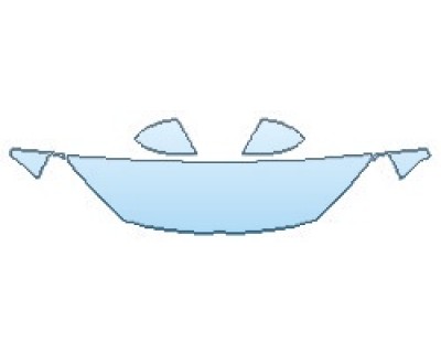 PAINT PROTECTION KIT - 2017 VOLKSWAGEN TOUAREG V6 SPORT HOOD(18 INCH) FENDERS MIRRORS - PRECUT PPF CLEAR BRA WRAP