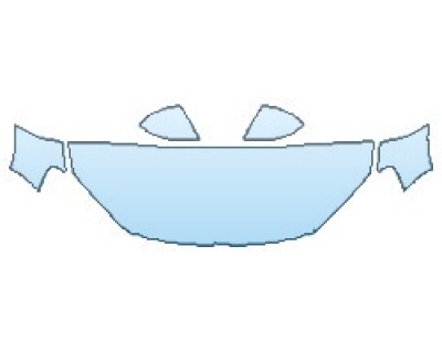 PAINT PROTECTION KIT - 2017 VOLKSWAGEN TOUAREG V6 WOLFSBURG HOOD(24 INCH) FENDERS MIRRORS - PRECUT PPF CLEAR BRA WRAP