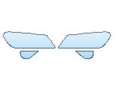 PAINT PROTECTION KIT - 2017 VOLKSWAGEN TOUAREG V6 WOLFSBURG HEADLIGHTS FOG LIGHTS - PRECUT PPF CLEAR BRA WRAP