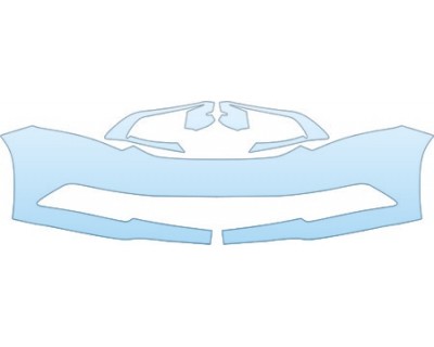 PAINT PROTECTION KIT - 2012 HONDA CIVIC SEDAN EX BUMPER(EX) KIT - PRECUT PPF CLEAR BRA WRAP