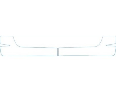 1999 ACURA TL BASE MODEL BUMPER KIT PRECUT PPF CLEAR BRA WRAP