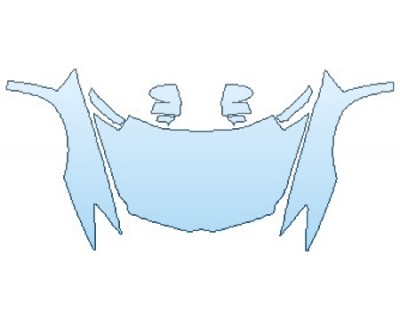 PAINT PROTECTION KIT - 2017 LAMBORGHINI AVENTADOR LP700-4 COUPE FULL HOOD FENDERS MIRRORS - PRECUT PPF CLEAR BRA WRAP