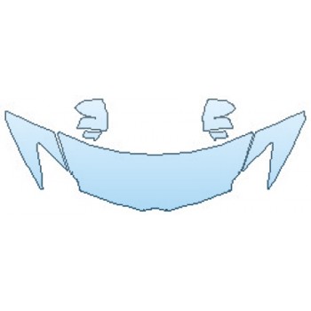 PAINT PROTECTION KIT - 2017 LAMBORGHINI AVENTADOR LP700-4 COUPE HOOD(WRAPPED EDGES) FENDERS MIRRORS - PRECUT PPF CLEAR BRA WRAP