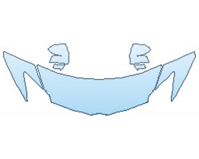 PAINT PROTECTION KIT - 2017 LAMBORGHINI AVENTADOR LP700-4 COUPE HOOD(WRAPPED EDGES) FENDERS MIRRORS - PRECUT PPF CLEAR BRA WRAP