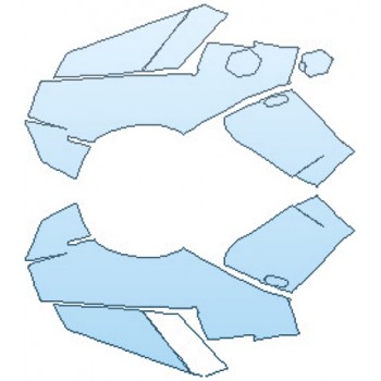 Precut PPF Kit – Clear Bra Paint Protection Film PAINT PROTECTION KIT - 2017 LAMBORGHINI AVENTADOR LP700-4 COUPE FULL REAR QUARTERS - PRECUT PPF CLEAR BRA WRAP