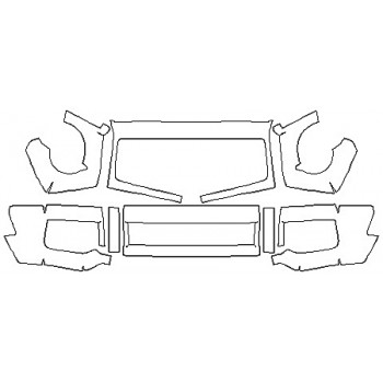 2017 MERCEDES G-CLASS SUV G63 AMG Bumper