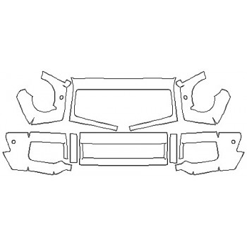 2017 MERCEDES G-CLASS SUV G63 AMG Bumper with Sensors