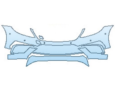 2017 MERCEDES S-CLASS SEDAN S63 AMG Bumper with Sensors (7 Piece)